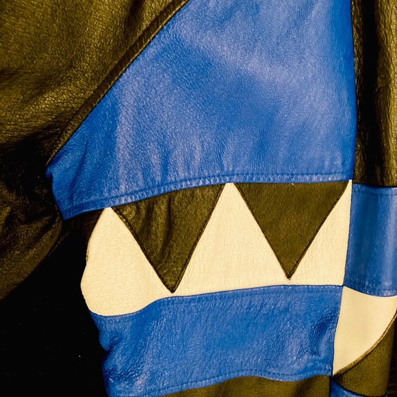 VINTAGE MTV LEATHER JACKET - Picture 6 of 7